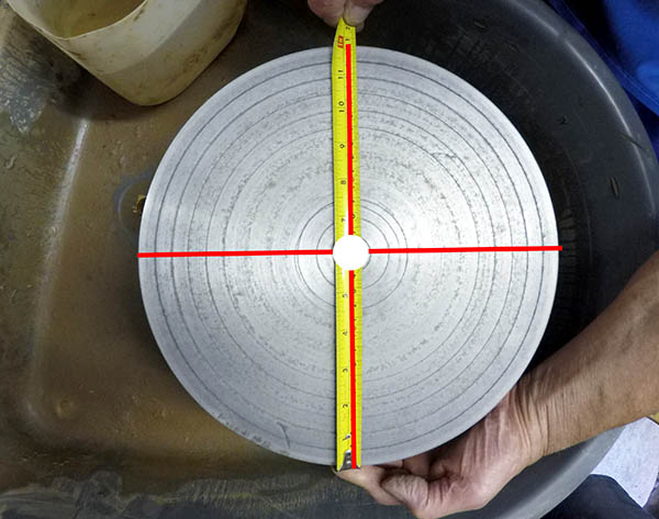 How to guide on how to measure a potters wheel 